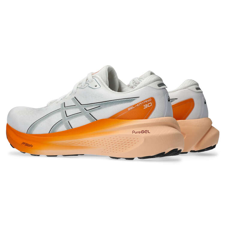 Asics GEL Kayano 30 Mens Running Shoes - White/Orange