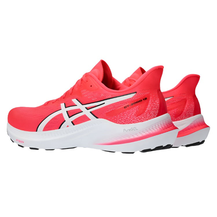 Asics GT 2000 12 Mens Running Shoes - Pink/White