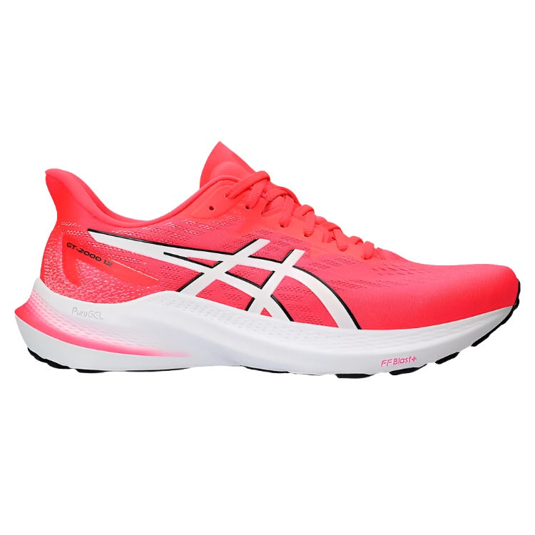 Asics GT 2000 12 Mens Running Shoes - Pink/White