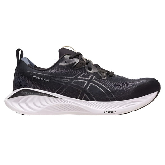 Asics GEL Cumulus 25 Mens Running Shoes - Black/White