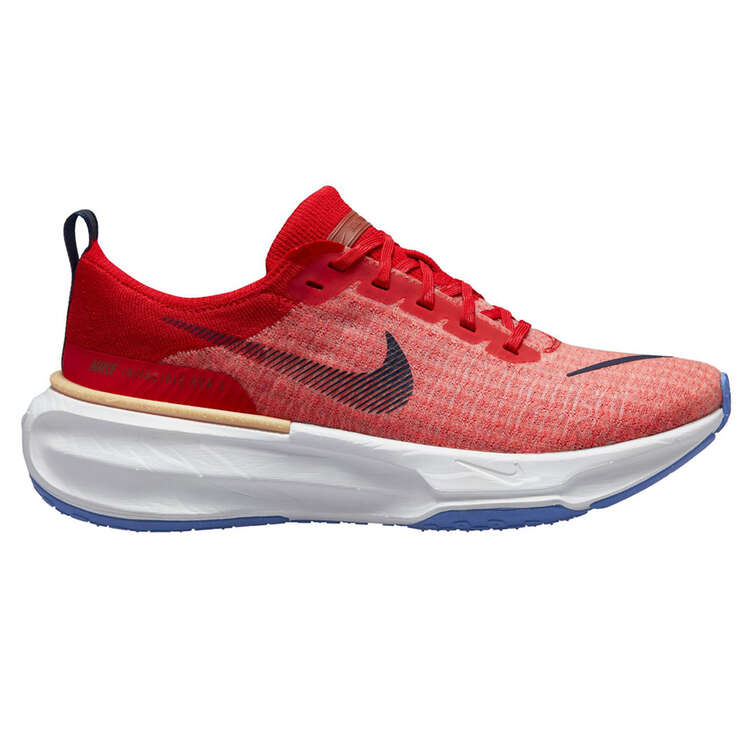 Nike Mens ZoomX Invincible Run Flyknit 3 Running Shoes - Red/Blue