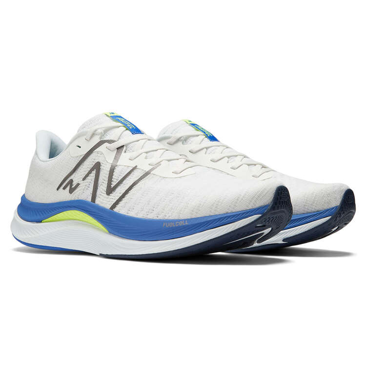 New Balance Mens FuelCell Propel v4 Running Shoes - White/Blue