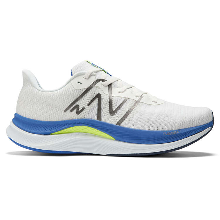 New Balance Mens FuelCell Propel v4 Running Shoes - White/Blue