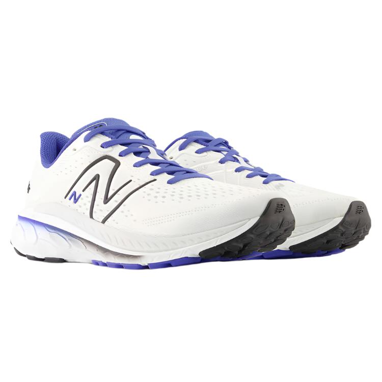 New Balance Mens Fresh Foam X 860 v13 Running Shoes - White/Blue