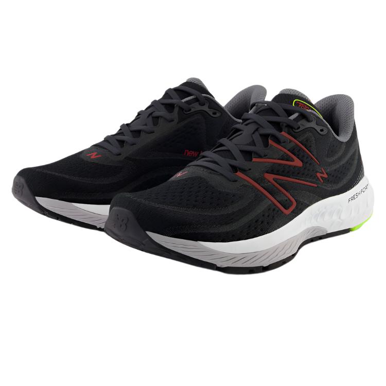 New Balance Mens 880 V13 Running Shoes - Black/Red