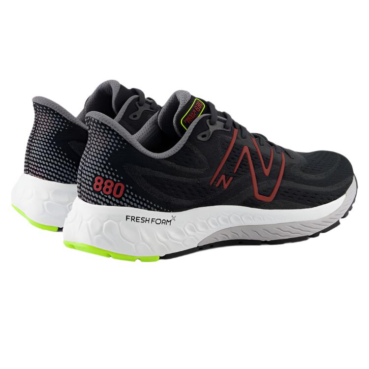 New Balance Mens 880 V13 Running Shoes - Black/Red