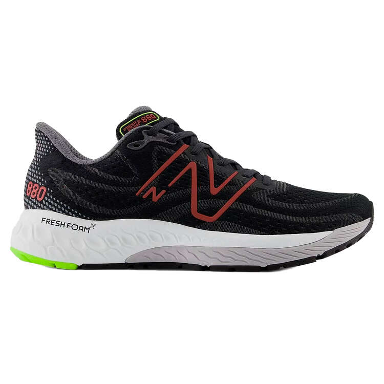 New Balance Mens 880 V13 Running Shoes - Black/Red