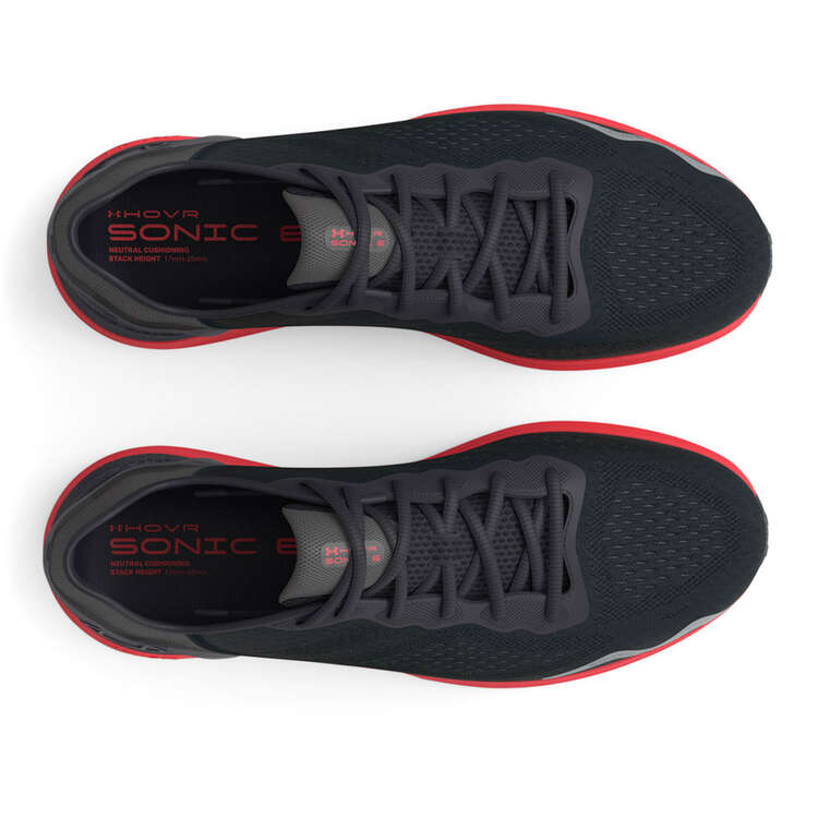 Under Armour Mens HOVR Sonic 6 Running Shoes - Black/Red