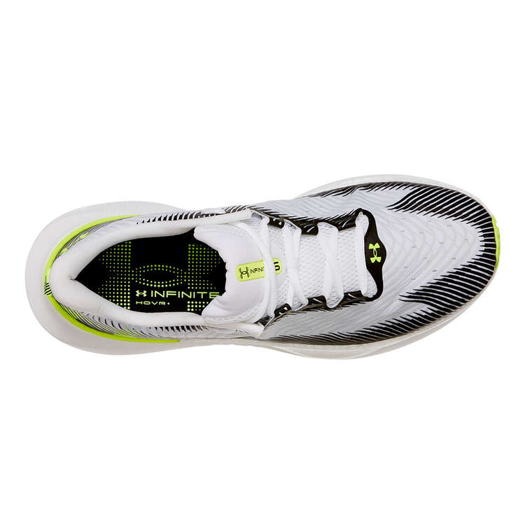 Under Armour Mens Infinite Pro Running Shoes - White/Black