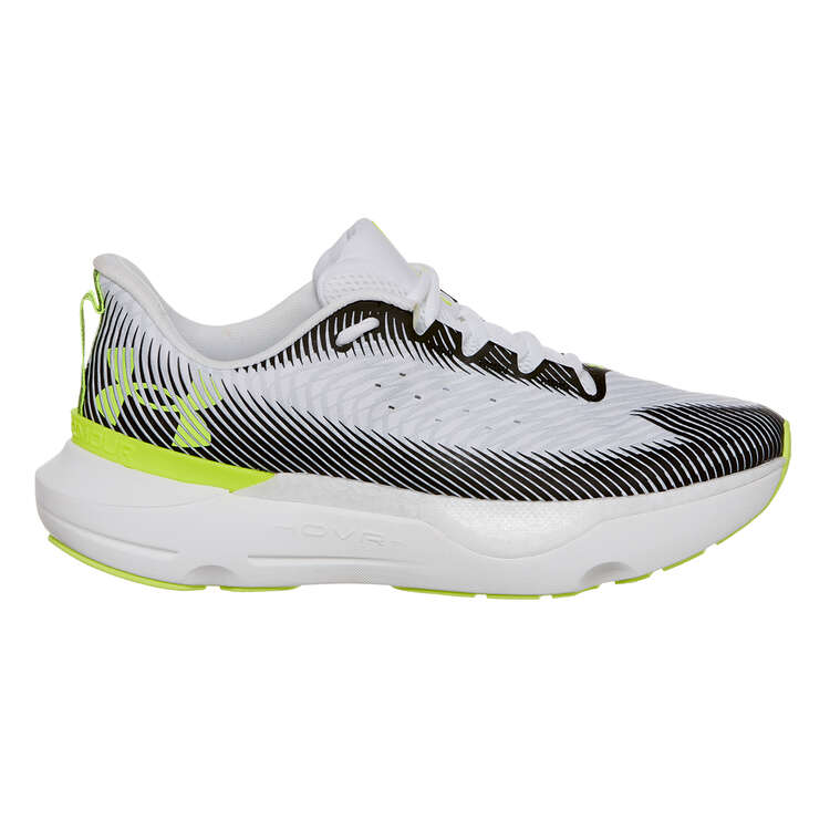 Under Armour Mens Infinite Pro Running Shoes - White/Black