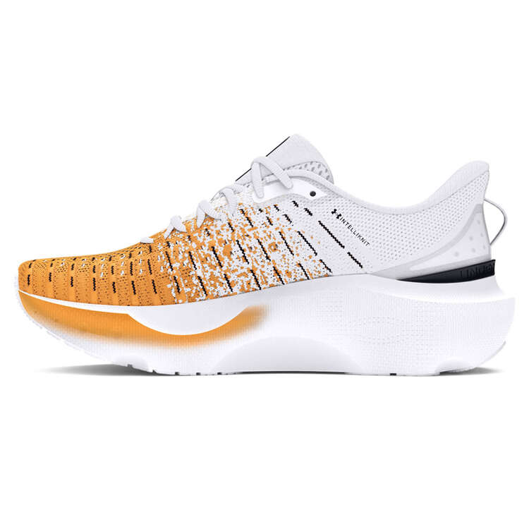 Under Armour Mens Infinite Elite Running Shoes - White/Orange