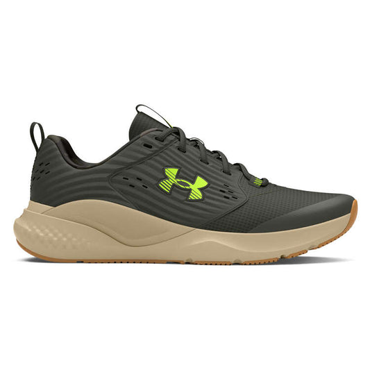 Under Armour Charged Commit 4 Camo Mens Training Shoes - Green/Cream