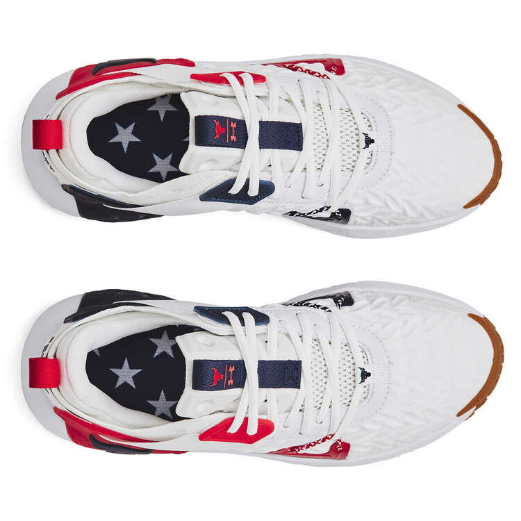 Under Armour Project Rock 6 Mens Training Shoes - White/Red