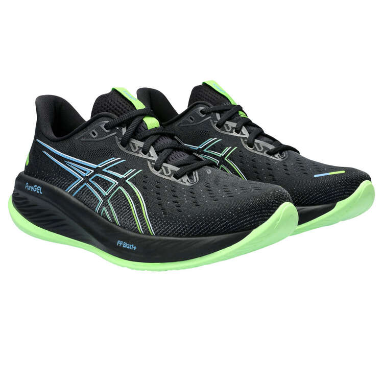 Asics GEL Cumulus 26 Mens Running Shoes - Black/Green