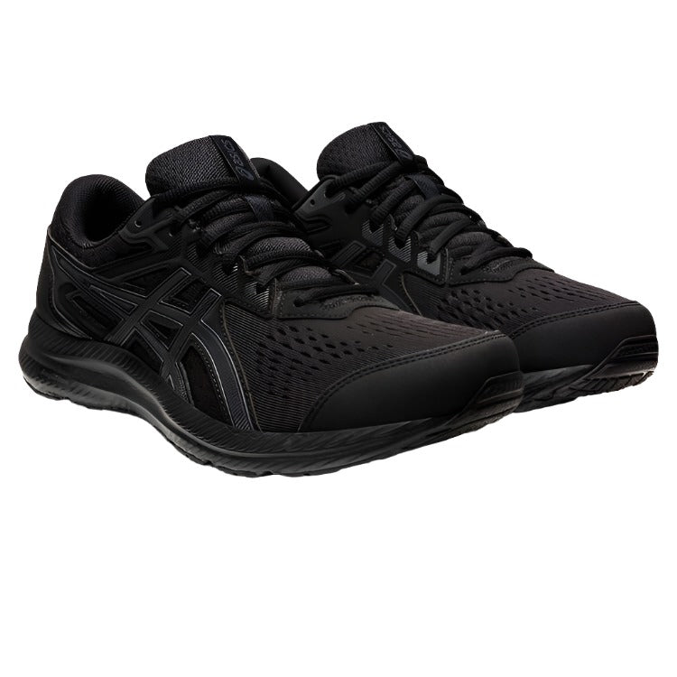 Asics GEL Contend 8 4E Mens Running Shoes - Black/Grey