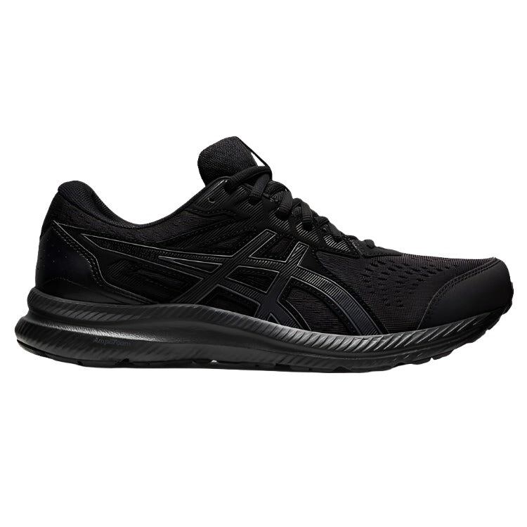 Asics GEL Contend 8 4E Mens Running Shoes - Black/Grey