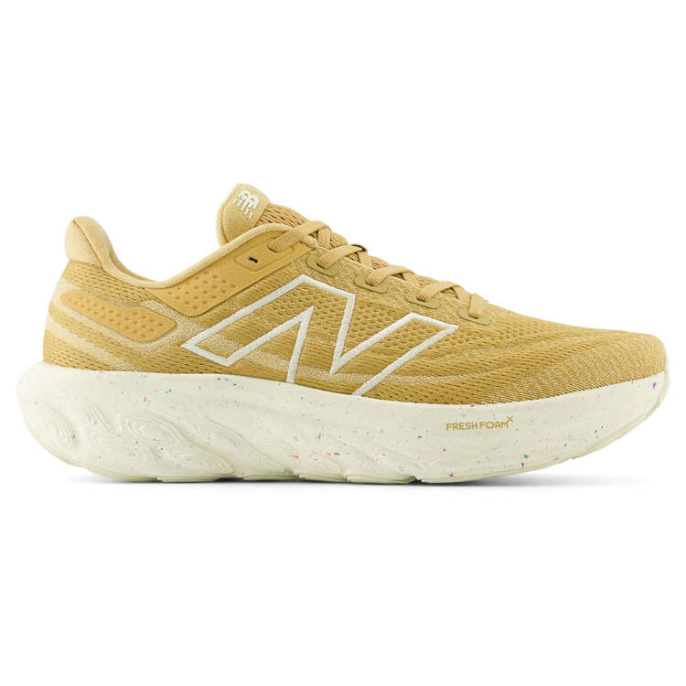 New Balance Mens 1080 V13 Running Shoes - Tan/White