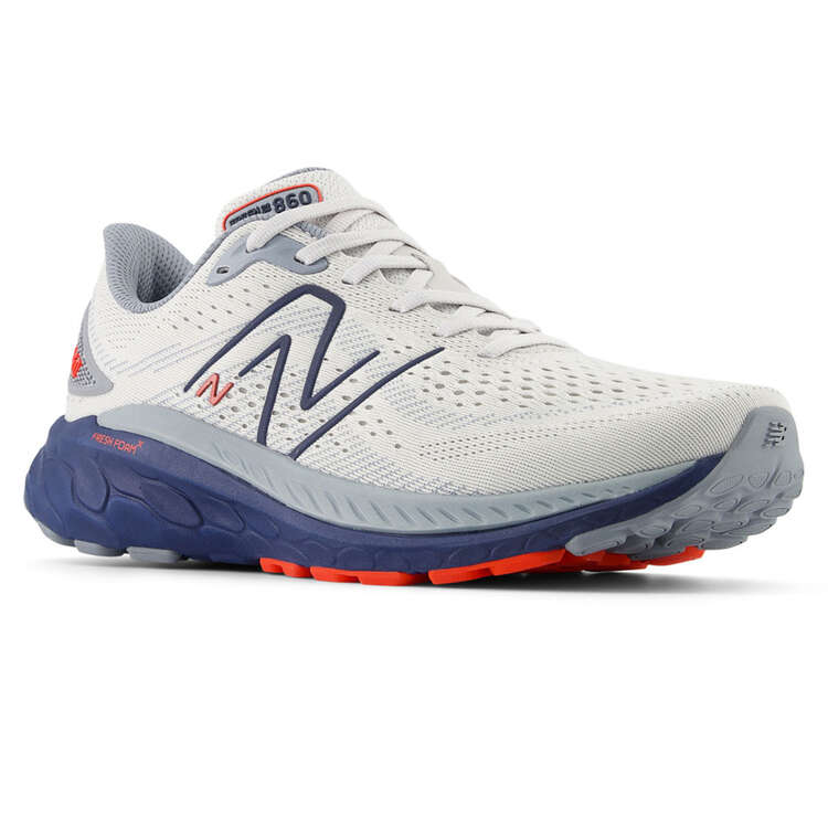 New Balance Mens Fresh Foam X 860 v13 Running Shoes - Grey/Blue