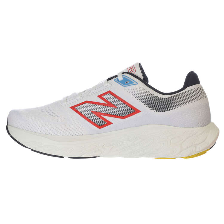 New Balance Mens 880 V14 Running Shoes - White/Red