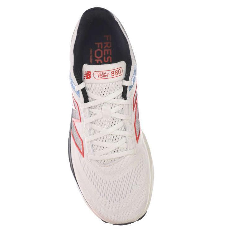 New Balance Mens 880 V14 Running Shoes - White/Red