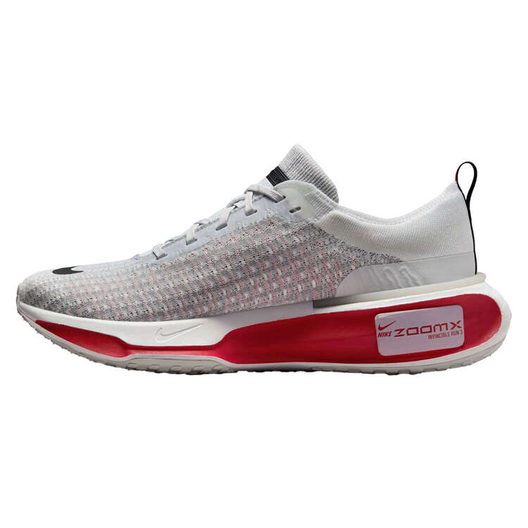 Nike Mens ZoomX Invincible Run Flyknit 3 Running Shoes - White/Red