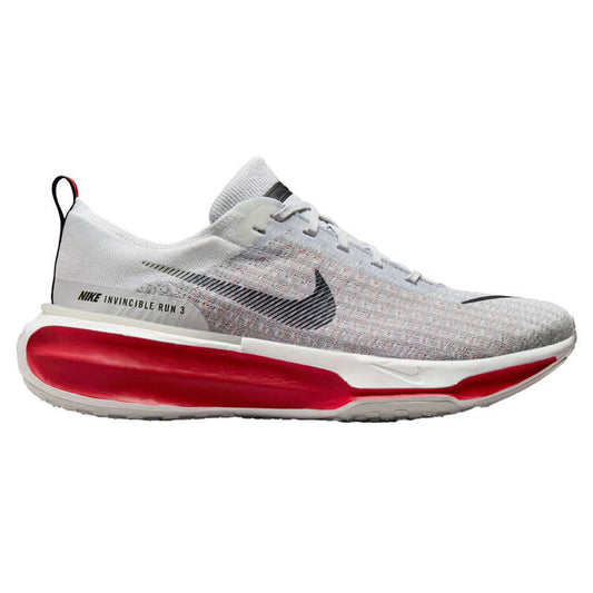 Nike Mens ZoomX Invincible Run Flyknit 3 Running Shoes - White/Red