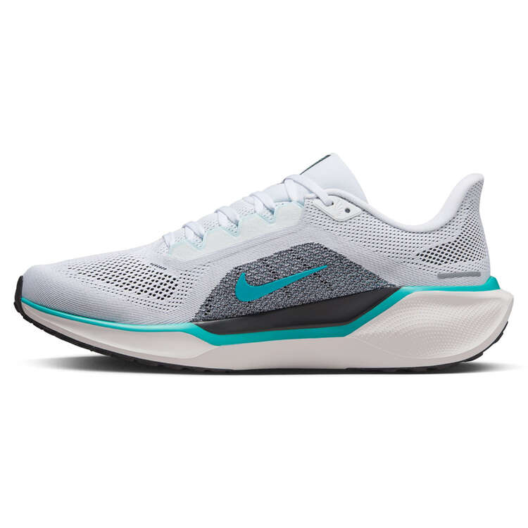 Nike Mens Air Zoom Pegasus 41 Running Shoes - White/Black