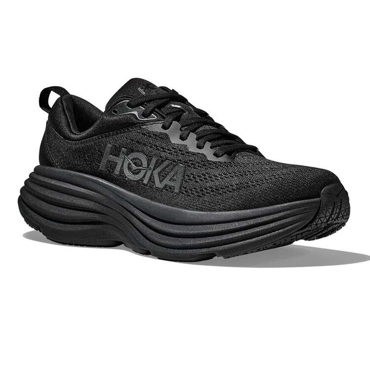 HOKA Mens Bondi 8 2E Running Shoes - Black