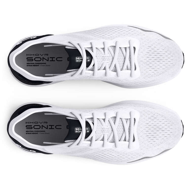 Under Armour Mens HOVR Sonic 6 Running Shoes - White/Black