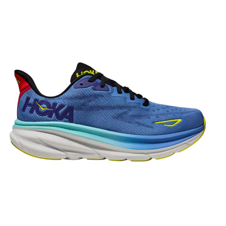 HOKA Mens Clifton 9 Running Shoes - Blue