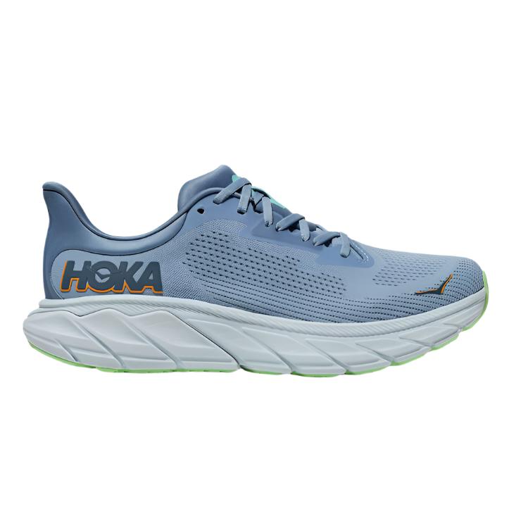 HOKA Mens Arahi 7 Running Shoes - Blue/Grey