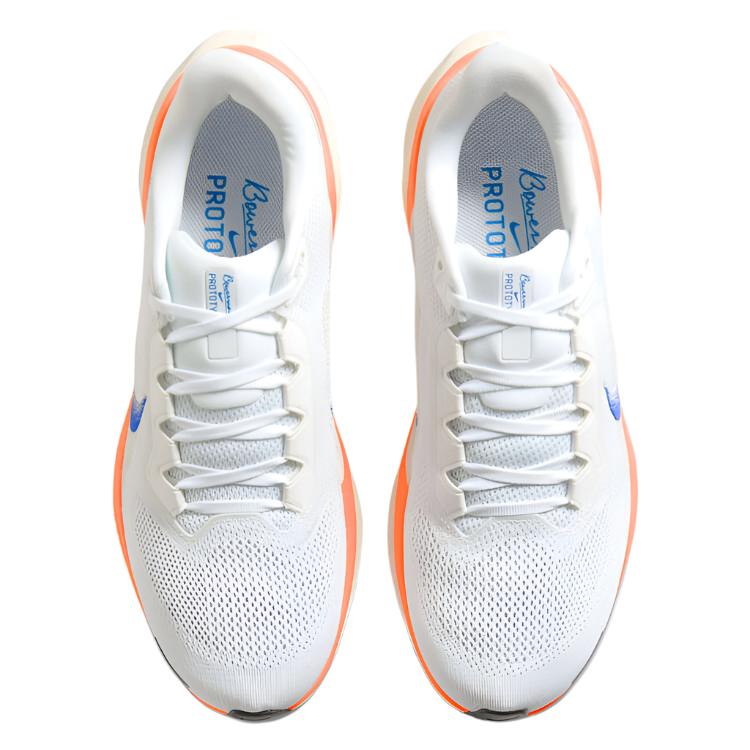 Nike Mens Air Zoom Pegasus 41 Running Shoes - White/Blue