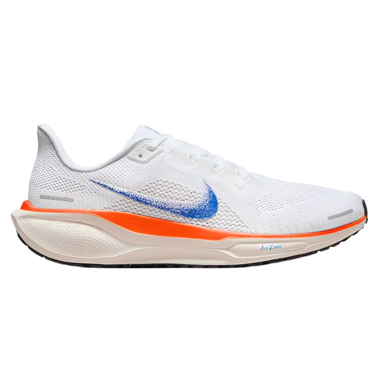 Nike Mens Air Zoom Pegasus 41 Running Shoes - White/Blue