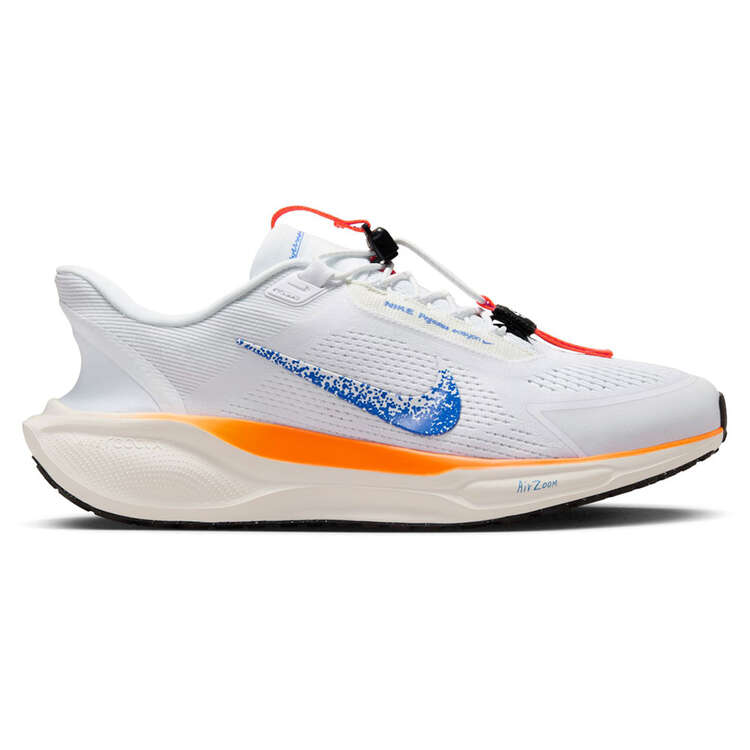 Nike Mens Air Zoom Pegasus 41 EasyOn Running Shoes - White/Blue