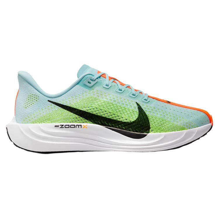 Nike Mens Pegasus Plus Running Shoes - Blue/Lime