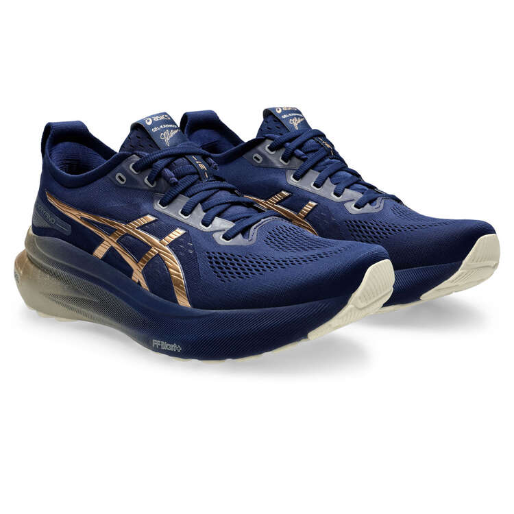 Asics GEL Kayano 31 Platinum Mens Running Shoes - Blue/Gold