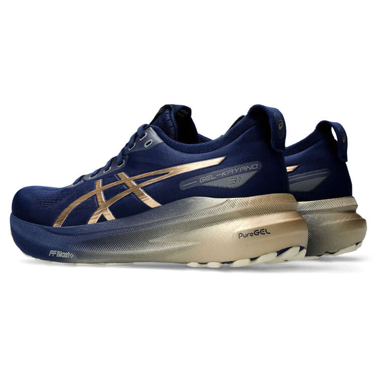 Asics GEL Kayano 31 Platinum Mens Running Shoes - Blue/Gold