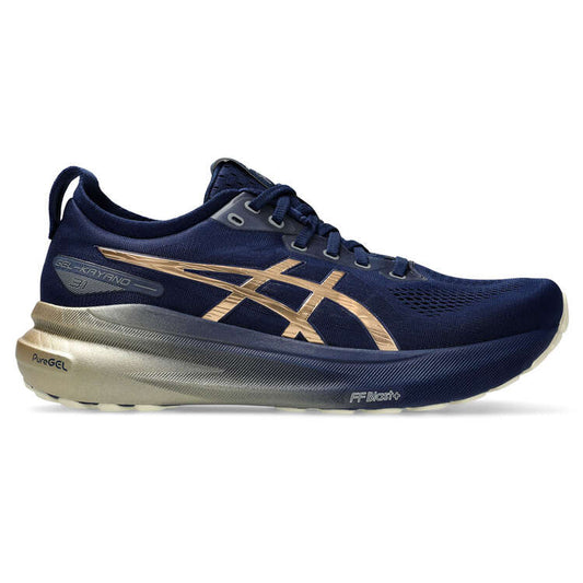 Asics GEL Kayano 31 Platinum Mens Running Shoes - Blue/Gold