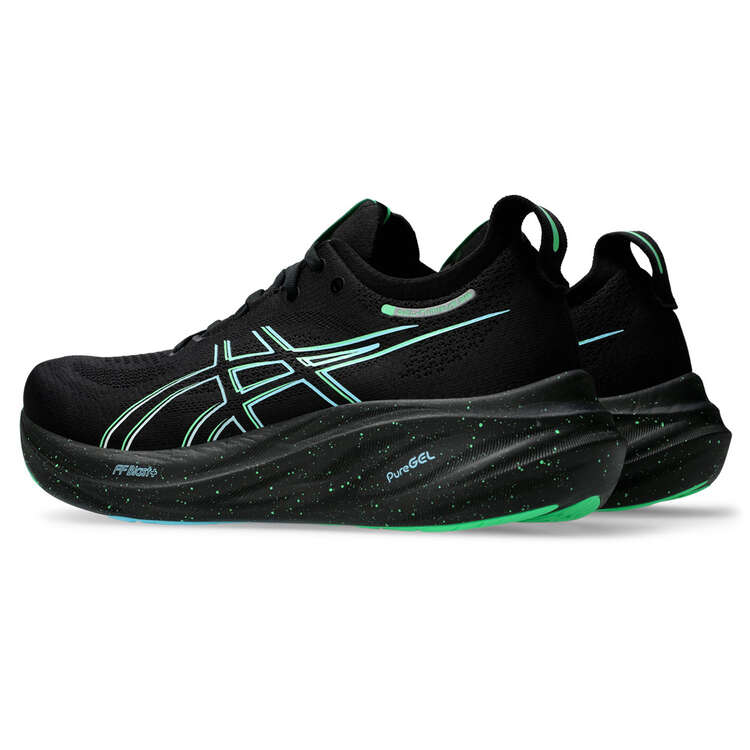 Asics GEL Nimbus 26 Mens Running Shoes - Black/Green