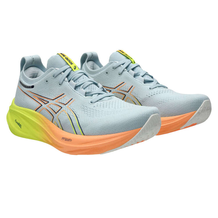 Asics GEL Nimbus 26 Mens Running Shoes - Grey/Yellow