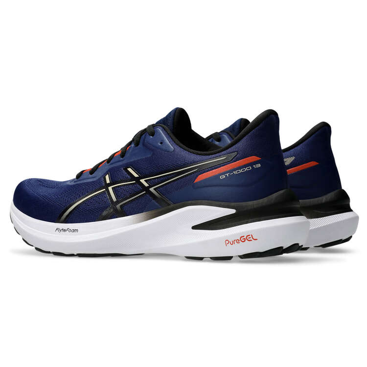 Asics GT 1000 13 2E Mens Running Shoes - Blue/Black