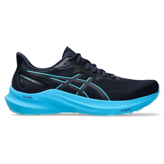 Asics GT 2000 12 Mens Running Shoes - Black/Blue