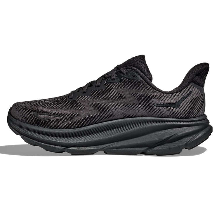 HOKA Mens Clifton 9 2E Running Shoes - Black