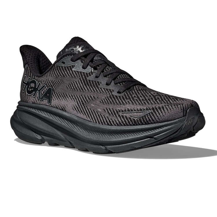 HOKA Mens Clifton 9 2E Running Shoes - Black