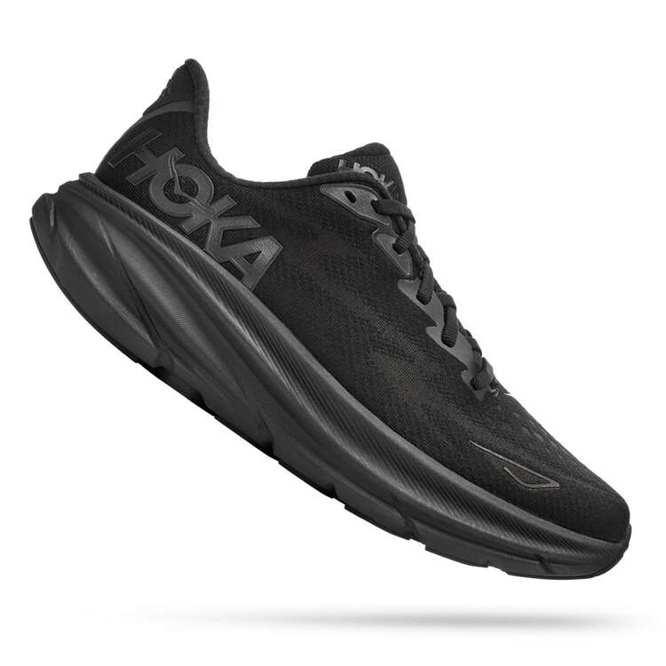 HOKA Mens Clifton 9 2E Running Shoes - Black