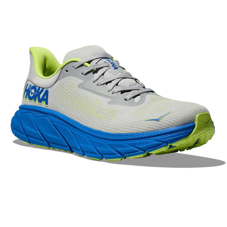 HOKA Mens Arahi 7 Running Shoes - White/Blue