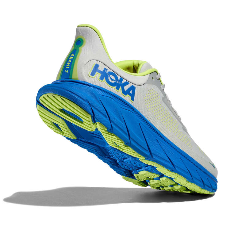 HOKA Mens Arahi 7 Running Shoes - White/Blue