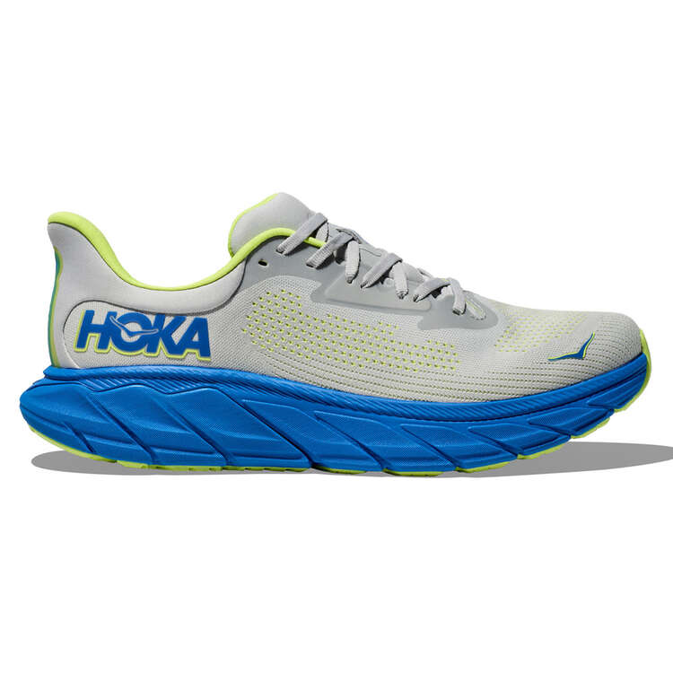 HOKA Mens Arahi 7 Running Shoes - White/Blue