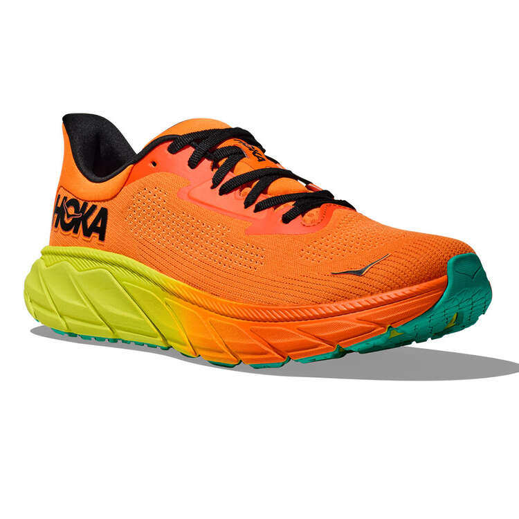 HOKA Mens Arahi 7 Running Shoes - Orange/Yellow