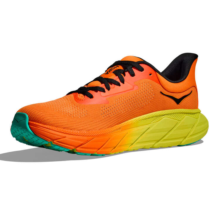 HOKA Mens Arahi 7 Running Shoes - Orange/Yellow